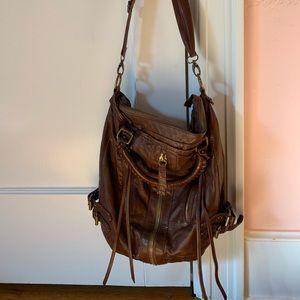 Faux Leather Satchel